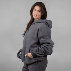 Comfrt Minimalist Hoodie in Steel Gray Oversized Unisex Size Medium NWT